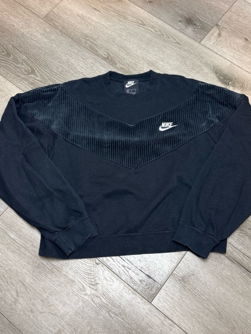 Nike Icon Clash Corduroy Chevron Crewneck Sweatshirt
